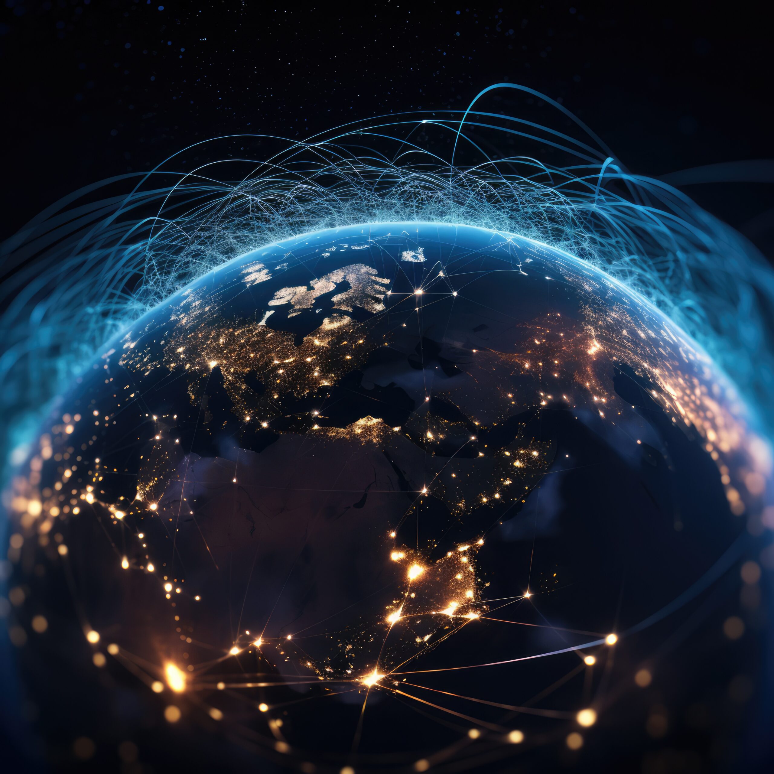 3d-rendering-dark-earth-space